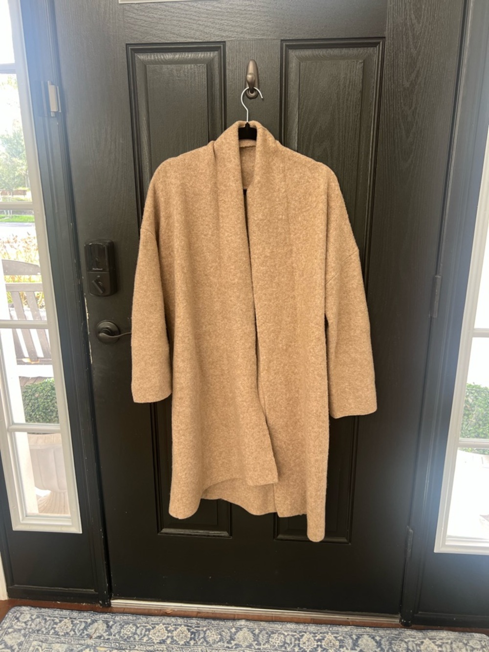 Amazon Womens Open-Front Camel Cardigan